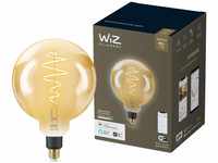 WiZ Tunable White Amber LED Lampe, E27, Globeform, 25W, Vintage-Design, warmweißes