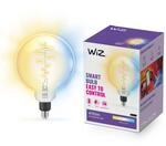 WiZ Tunable White LED Lampe, E27, G200 Globeform, 40W, transparentes Vintage-Design,