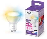 WiZ Tunable White LED Spot, GU10 1er Pack Kunstoff Spot, dimmbar, warm- bis