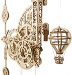 Ugears Aero Clock 3D Holzpuzzle Erwachsene - Wanduhr Modellbausatz Erwachsene -