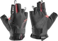 LEKI Nordic Breeze Shark Short Handschuhe, schwarz-rot-Weiss, EU 9