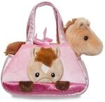 Aurora World,61013 Peek-a-Boo Pferd, Pl&uuml;schtier, 20cm, braun