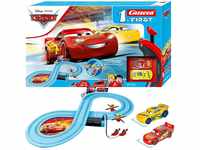 Carrera FIRST Disney Pixar Cars Rennbahn Set | Race of Friends | Batteriebetriebene