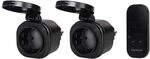 Smartwares Outdoor Funk-Steckdosen-Set - 2 Steckdosen, Fernbedienung, Leuchten und