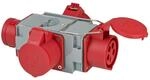 Brennenstuhl Adapter Stromverteiler IP44 (1x CEE Stecker 400V/16A & 3x CEE Steckdosen