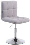 CLP Lounger Palma V2 Stoff I H&ouml;henverstellbarer Polsterstuhl Mit Metallgestell In