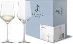 Zwiesel Glas Sauvignon Blanc Wei&szlig;weinglas Pure (2-er Set), anmutige Weingl&auml;ser f&uuml;r