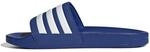 adidas Unisex Adilette Shower Slides Slipper, Royal Blue / Cloud White / Royal Blue,