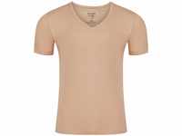 OLYMP Herren Unterzieh-T-Shirt Kurzarm, Level 5 Body Fit, tiefer V-Ausschnitt,