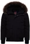 Superdry Herren Everest Bomberjacke Tiefschwarz XXL