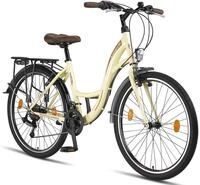 Licorne Bike Stella Premium City Bike in 24,26 und 28 Zoll - Fahrrad f&uuml;r M&auml;dchen,