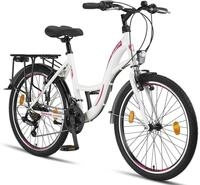 Licorne Bike Stella Premium City Bike in 24,26 und 28 Zoll - Fahrrad f&uuml;r M&auml;dchen,
