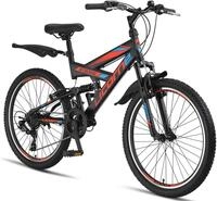 Licorne Bike Strong V Premium Mountainbike in 24 Zoll - Fahrrad f&uuml;r Jungen,