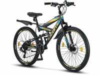 Licorne Bike Strong D Premium Mountainbike in 26 Zoll - Fahrrad für Jungen,