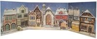 Nostalgischer Papier Adventskalender von 1946 mit Bildern und Glitzer "Die...