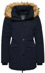 Superdry Damen Everest Parka, Nordic Chrome Navy, S (DE 36|EU 38)