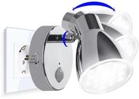 Trango 2635-018 LED Sensor Nachtlicht in Chrom mit Automatikfunktion direkt...