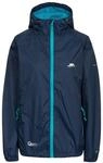 Trespass Damen Regenjacke Kompakt Zusammenrollbare Qikpac, Navy, XXL,