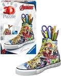 Ravensburger 3D Puzzle 12113 - Sneaker Avengers - praktischer Stiftehalter mit vielen