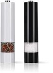 GOURMETmaxx Salz- & Pfefferm&uuml;hle 2-TLG. Mit Keramikmahlwerk und LED...