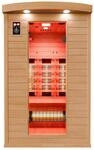 Dewello&reg; Infrarotkabine Infrarotsauna Hyder 115x105 f&uuml;r 1-2 Personen aus...