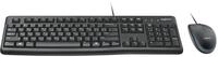 Logitech Desktop MK120, HU USB QWERTZ Ungarisch Schwarz - Tastaturen (HU, Verkabelt,