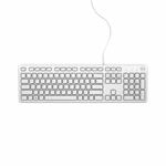 Dell KB216, Wired, Multimedia Tastatur, French (AZERTY), wei&szlig;