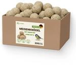 Premium Meisenkn&ouml;del mit Insekten, 200 St&uuml;ck (18kg) &ndash; Ganzj&auml;hriges