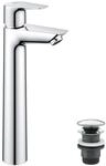 GROHE StartEdge, Waschtischarmatur hoch, wassersparend (Wasserhahn f&uuml;r das Bad,
