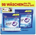 Lenor Waschmittel Pods All-in-1, 98 Waschladungen (2 x 49) Lenor Aprilfrisch mit Duft
