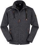 Maul Herren Polar-Strickfleece Jacke Lichtenau, schwarz, 50, 4213800202_02