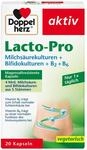 Doppelherz Lacto-Pro Milchs&auml;urekulturen + Bifidokulturen + B2 + B6 - Vitamin B6
