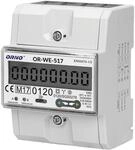ORNO OR-WE-517 Multitarif Zweiwege Stromz&auml;hler Hutschiene 3-Phasen-Anzeige des