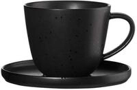 ASA 19020190 Kaffeetasse, Porzellan, Schwarz