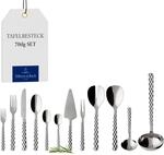 Villeroy und Boch Boston Tafelbesteck f&uuml;r bis zu 12 Personen, 70-teilig, Edelstahl