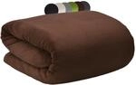 Beautissu Kuscheldecke Flauschig 150x200 cm Dunkelbraun &ndash; Weiche Wohndecke f&uuml;r