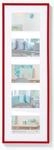 walther design Bilderrahmen rot 5X 10x15 cm Galerie mit Passepartout, New Lifestyle
