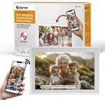 Denver Digitaler Bilderrahmen Wei&szlig; 10,1 Zoll mit WLAN &ndash; Frameo Digital Photo
