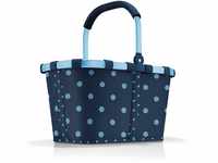 reisenthel carrybag Mixed dots Blue blau – Einkaufskorb aus hochwertigem,
