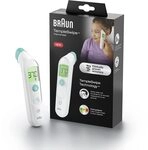 Braun Sensian Swipe 5 Schl&auml;fenthermometer |TempleSwipe Technologie | Farbcodiertes