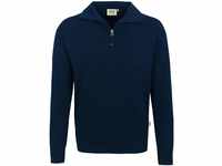 HAKRO Zip-Sweatshirt, dunkelblau, Größen: XS - XXXL Version: XS - Größe XS