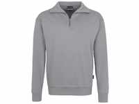 HAKRO Zip-Sweatshirt, mittelgrau, Größen: XS - XXXL Version: XL - Größe XL