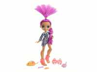 Cave Club GTH02 - Pyjamapartyspaß Roaralai Puppe, bewegliche Puppe mit lilafarbenen