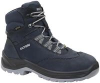 ELTEN Sicherheitsschuhe Lotte GTX Blue Mid ESD S3S CI, Damen, Leder/Textil,