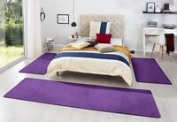 Hanse Home Teppich Bettumrandung Fancy 3-teilig &ndash; Bettvorleger Velours