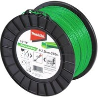 Makita E-01781 M&auml;hfaden Four-Leaf 2,0 mm x 310 m, Trimmerfaden, Nylon, gr&uuml;n,