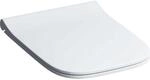 Geberit WC-Sitz Smyle Square m Abs, w, Sandwichf., Scharn. MS verchromt