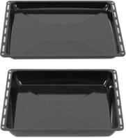 ICQN Backblech Set 445 &times; 375 &times; 25 & 50 mm, Kompatibel mit Bauknecht, Indesit,