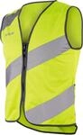 Wowow 016014 Sicherheitsweste mit hoher Sichtbarkeit, M, gelb