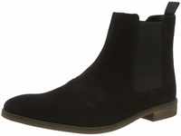 Clarks Herren Stanford Top Chelsea Boots, Schwarz Black Sde Black Sde, 44 EU